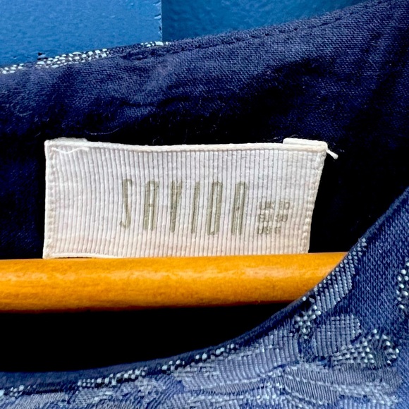 Blue Savida Brocade Dress US size 6 - Picture 4 of 4